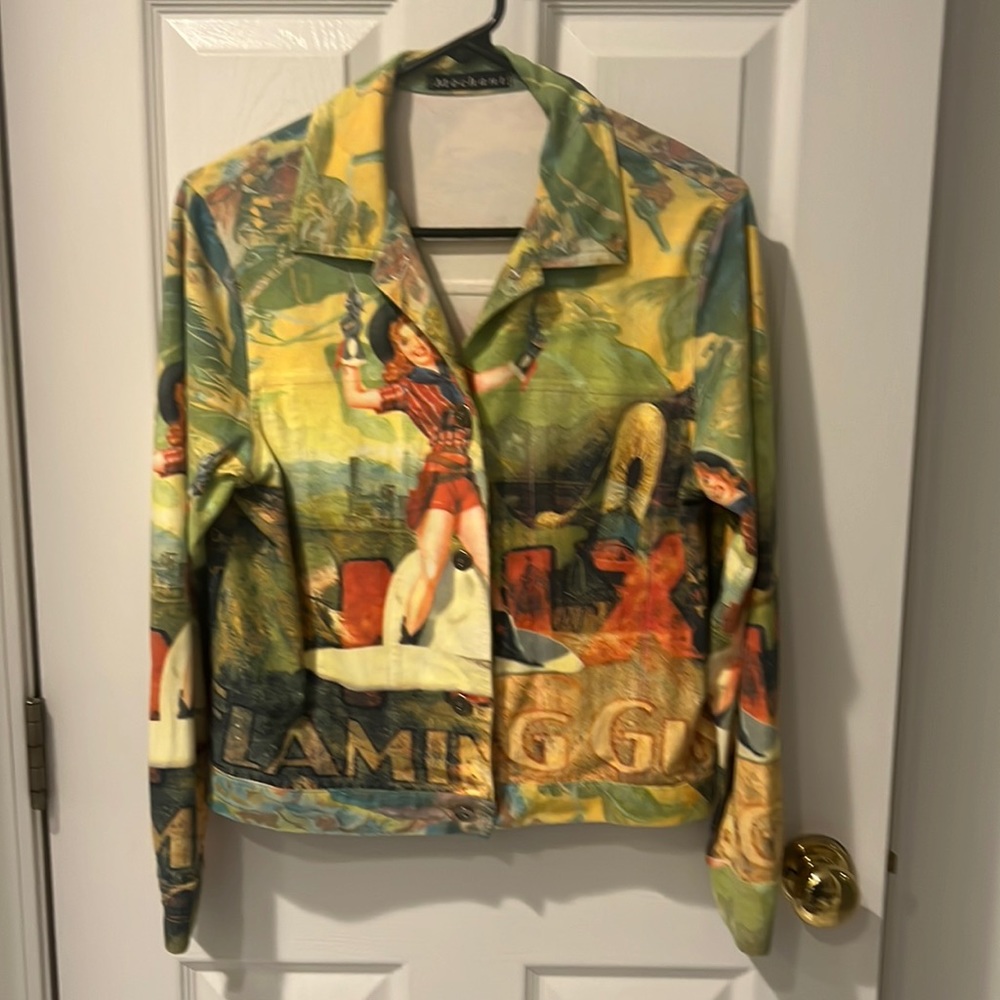 Rare Mechant Western Cowgirl 🤠 Faux Suede Jacket